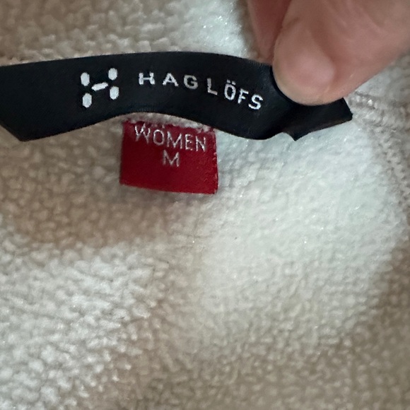 Haglöfs Women's White Fleece Polartec Zip Up Jacket  Medium - Picture 11 of 11